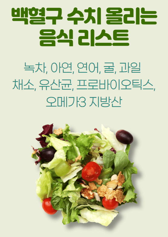 백혈구 수치 낮으면 4