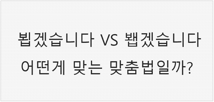 뵙겠습니다 봽겠습니다 1