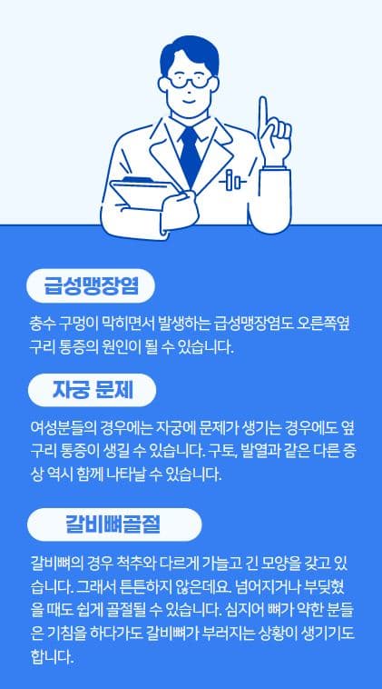 오른쪽 옆구리 통증 2