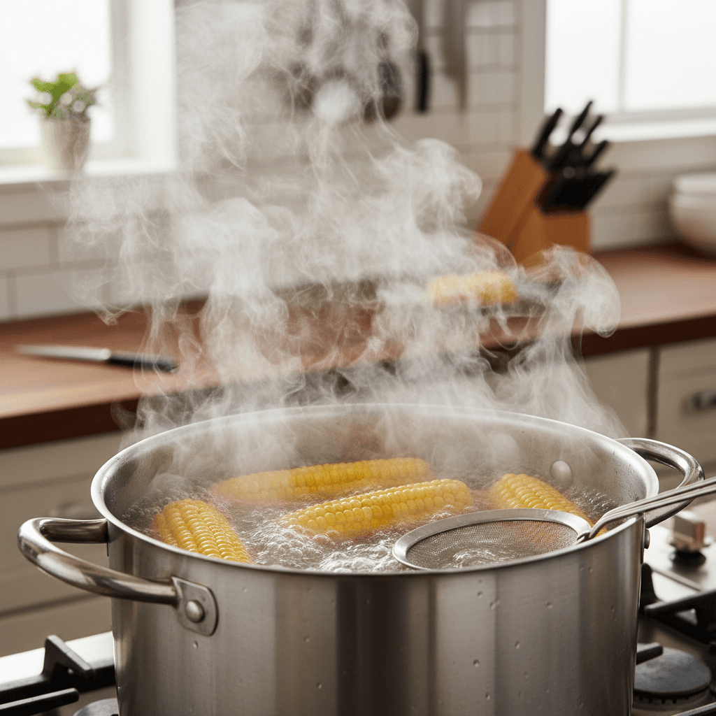 옥수수 삶는법 2